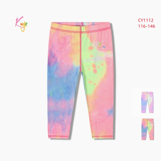 Dívčí batikované legíny KUGO (116-146)