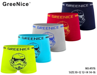 Chlapecké bezešvé trenkoslipy GREENICE (10-16)