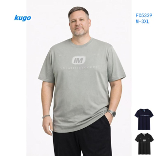 Pánské triko s krátkým rukávem KUGO (M-3XL)