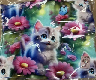 Dívčí bavlněná čepice  (3-8let)