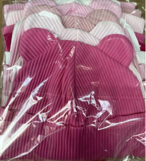 Dívčí bavlněná čepice  (3-8let)