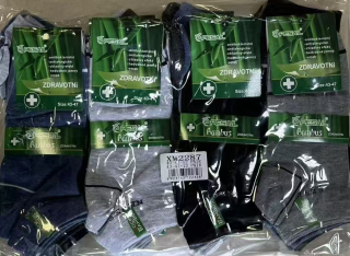 Pánské zdravotní  kotníčkové bambusové  ponožky PESAIL (40-47)
