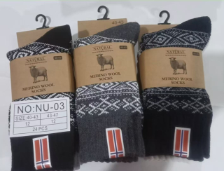 Pánské thermo vánoční ALPAKA ponožky AMZF (40-47)