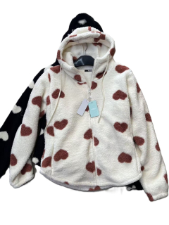 Dámská teplá mikina beránek BENTER (M-2XL)
