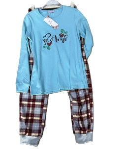 Dámské dlouhé noční pyžamo BENTER (M-2XL)