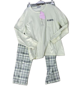 Dámské dlouhé noční pyžamo BENTER (XL-4XL)