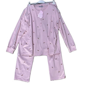 Dámské dlouhé noční pyžamo BENTER (XL-4XL)