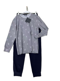 Pánské dlouhé noční pyžamo BENTER (M-2XL)